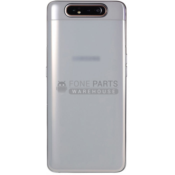 For Galaxy A80 (A805) Replacement Battery Back Cover [Ghost White]