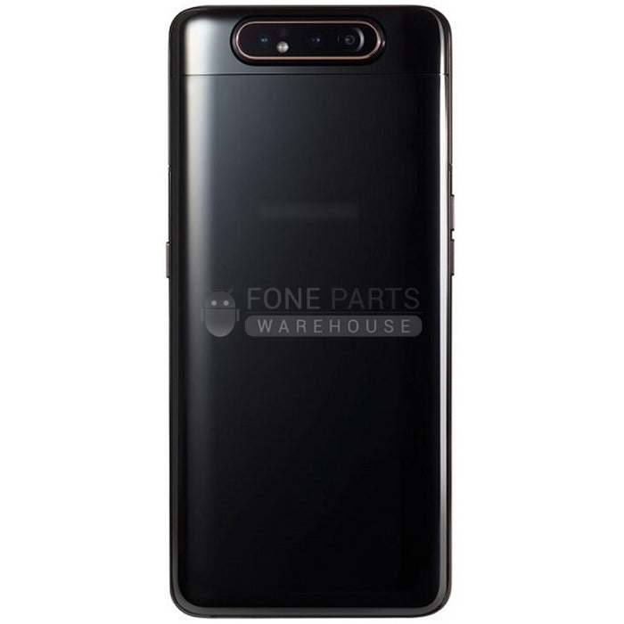 For Galaxy A80 (A805) Replacement Battery Back Cover [Phantom Black]