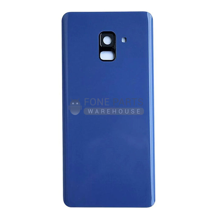 For Galaxy A8 Plus (A-730) Replacement Battery Back Cover [Blue]