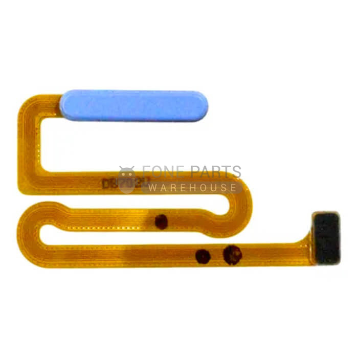 For Galaxy M22 (SM-M225) Fingerprint Sensor Flex Cable With Touch ID [Blue]