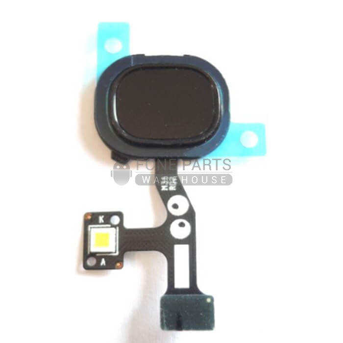 For Galaxy M31 (SM-M315) Fingerprint Sensor Flex Cable With Touch ID [Space Black]