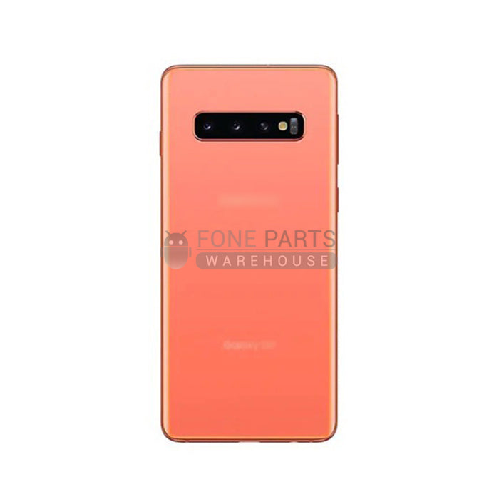 For Galaxy S10 (G973) Battery Back Cover With Lens [Pink]