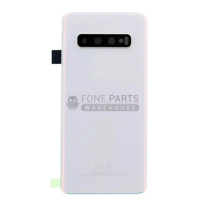 For Galaxy S10 (G973) Battery Back Cover With Lens [Prism White]