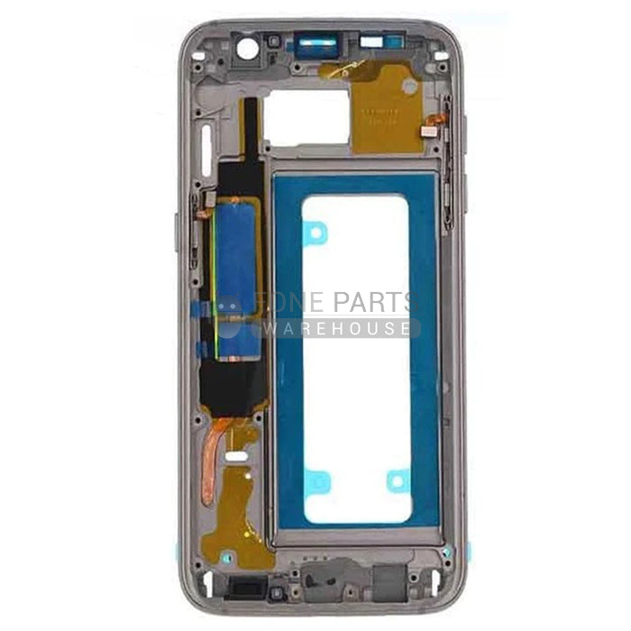 For Galaxy S7 Edge (G935) Replacement Middle Frame Housing Bezel [Black]