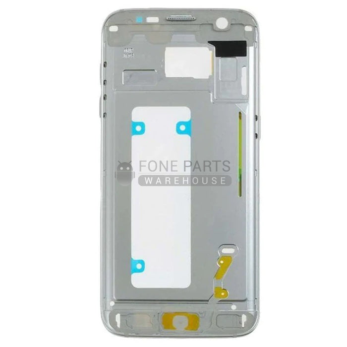 For Galaxy S7 Edge (G935) Replacement Middle Frame Housing Bezel [Silver]