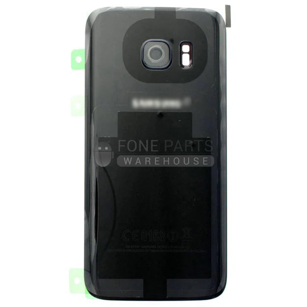 For Galaxy S7(G930) Replacement Battery Back Cover With Lens [Black]