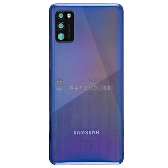 For Galaxy A41 (A415) Replacement Battery Back Cover [ Prism Crush Blue]