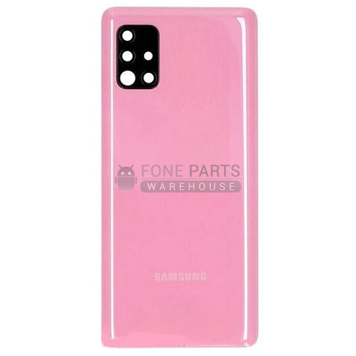 For Galaxy A51-5G (SM-A516) Replacement Battery Back Cover [Prism Pink]