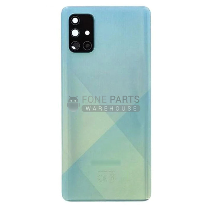 For Galaxy A71 (A715) Replacement Battery Back Cover [Prism Crush Blue]