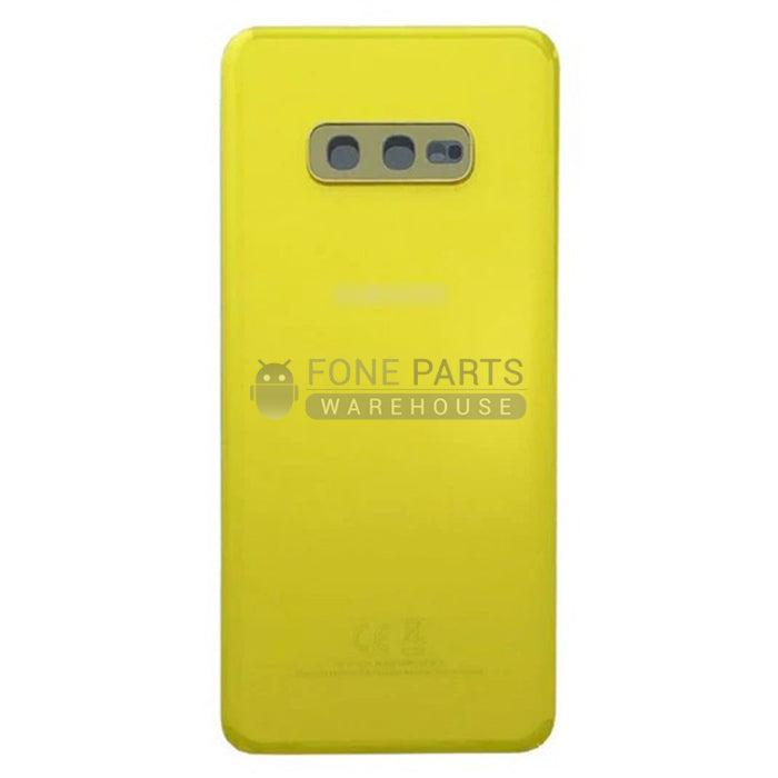 For Galaxy S10e (G970) Battery Back Cover With Lens [Yellow]