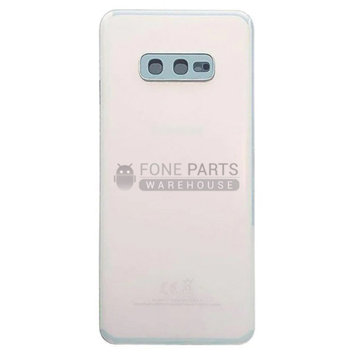 For Galaxy S10e (G970) Battery Back Cover With Lens[Prism White]