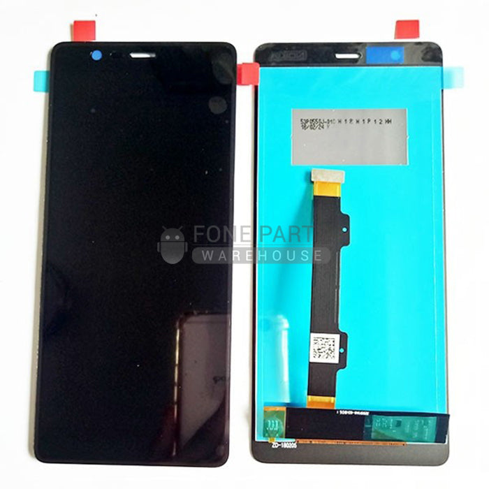 For Nokia 5.1 (2018) Lcd with Digitizer Assembly in [Black] [ORIGINAL]