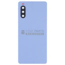 For Sony Xperia 10 III Lite Replacements Battery Back Cover With Lens [Blue]