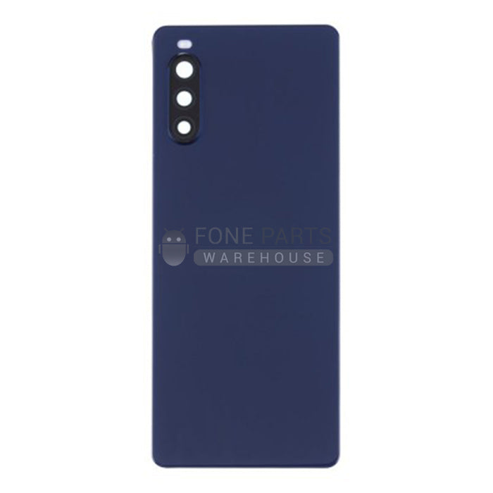 For Sony Xperia 10 ii (2nd gen) Replacements Battery Back Cover With Lens [Berry Blue]