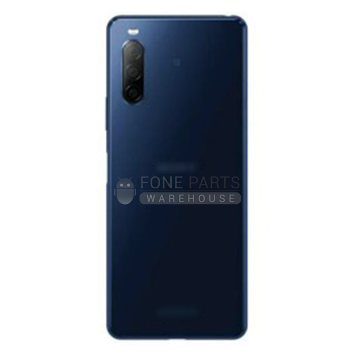 For Sony Xperia 10 ii (2nd gen) Replacements Battery Back Cover With Lens [Berry Blue]