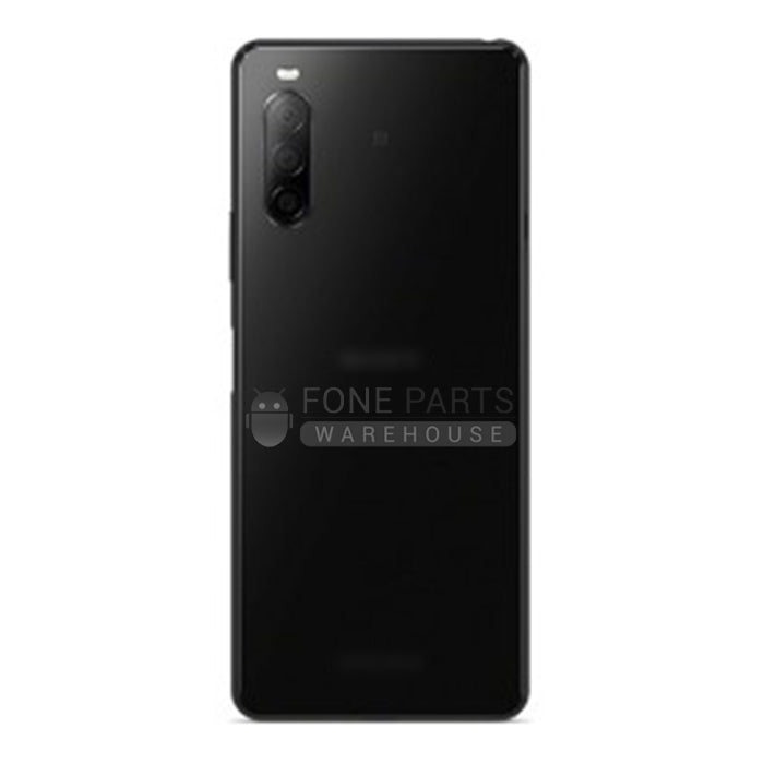 For Sony Xperia 10 ii (2nd gen) Replacements Battery Back Cover With Lens [Black]