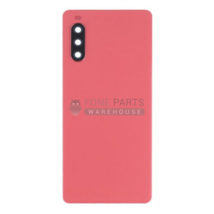 For Sony Xperia 10 iii (3rd gen) Replacements Battery Back Cover With Lens [Pink]