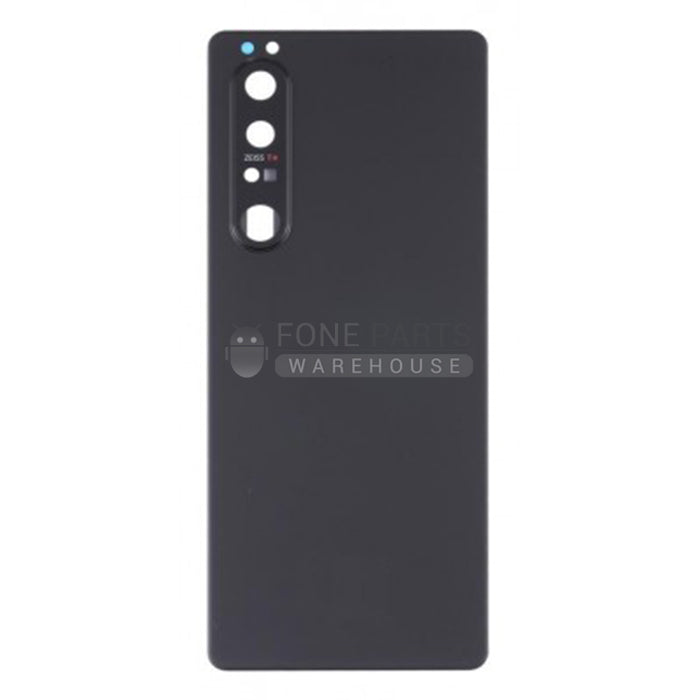 For Sony Xperia 1 iii (3rd gen) Replacements Battery Back Cover With Lens [Frosted Black]