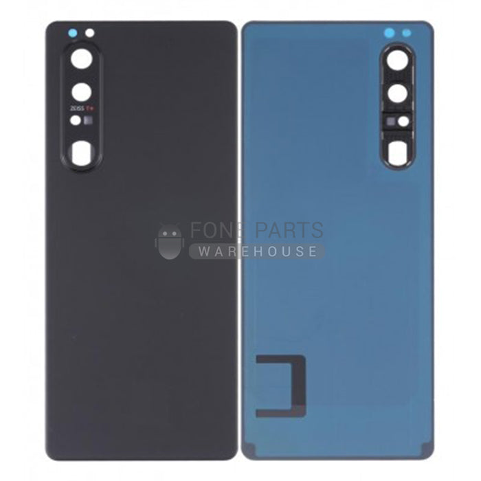 For Sony Xperia 1 iii (3rd gen) Replacements Battery Back Cover With Lens [Frosted Black]