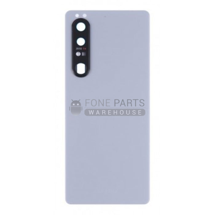 For Sony Xperia 1 iii (3rd gen) Replacements Battery Back Cover With Lens [Frosted Gray]