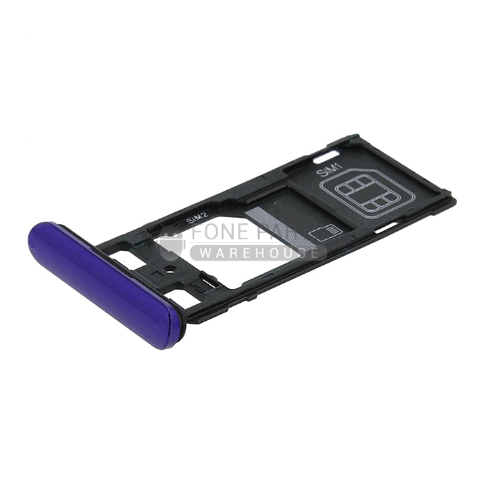 For Sony Xperia 1 iii (3rd gen) Replacements Sim Card Tray [Frosted Purple]