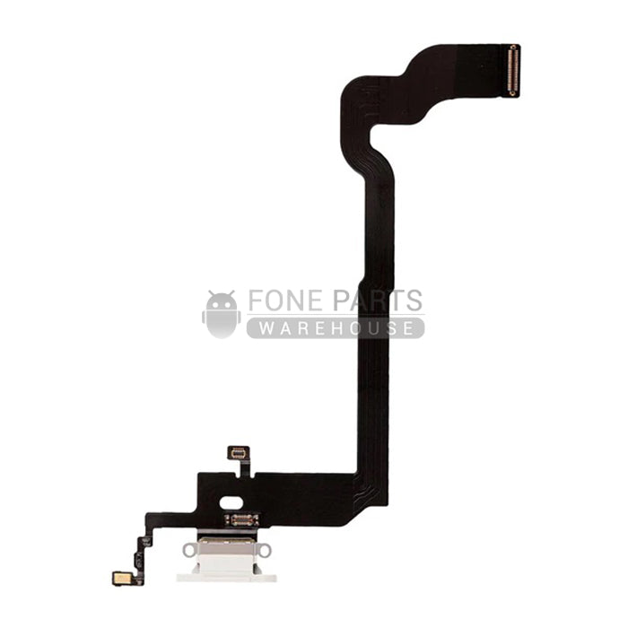 For IPhone X Replacement Charging Port Flex [White]