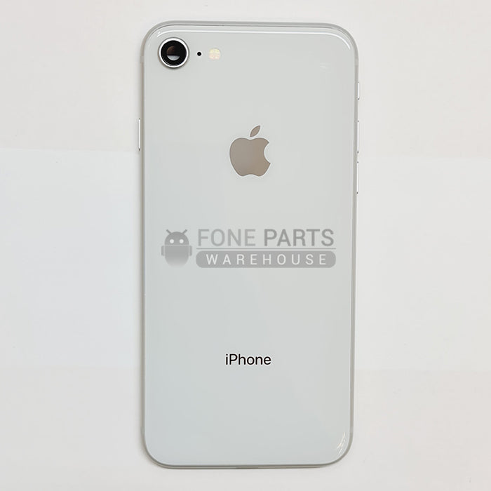 For IPhone 8 Genuine Housing With Parts With Battery in [White] [Grade A Condition Taken From 14 Days Used Phone]