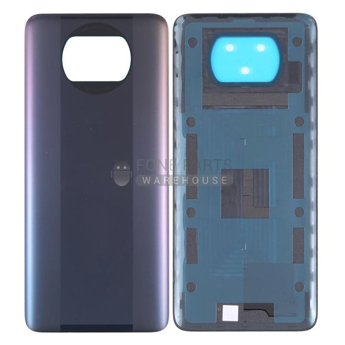 For Xiaomi Poco X3 Pro Replacement Battery Back Cover in [Phantom Black]