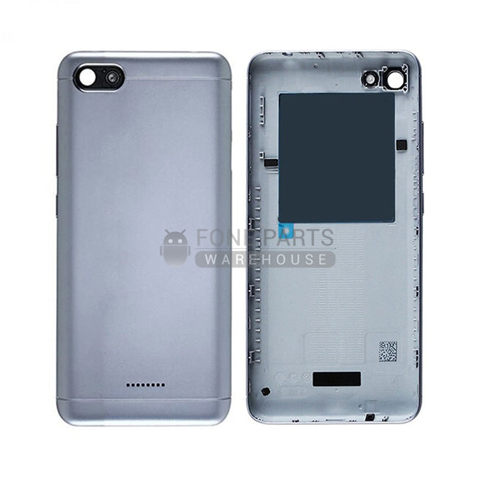 For Redmi 6A Replacement Battery Back Cover in [Grey]