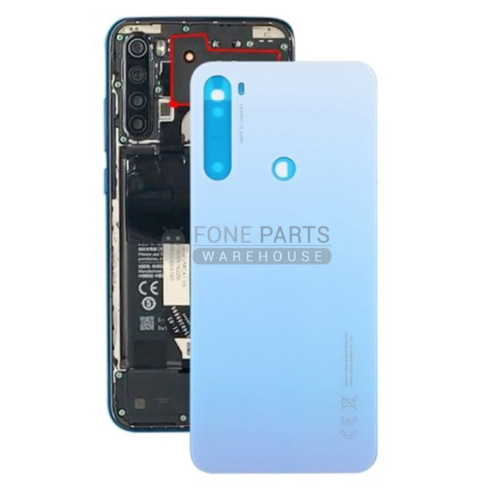 For Redmi Note 8T Replacement Battery Back Cover in [Moonlight White]