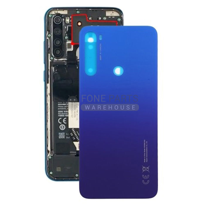 For Redmi Note 8T Replacement Battery Back Cover in [Starscape Blue]