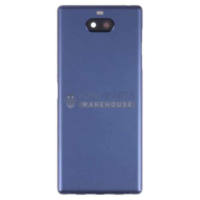 For Xperia 10 Plus Replacement Battery Back Cover With Sticker [Navy]