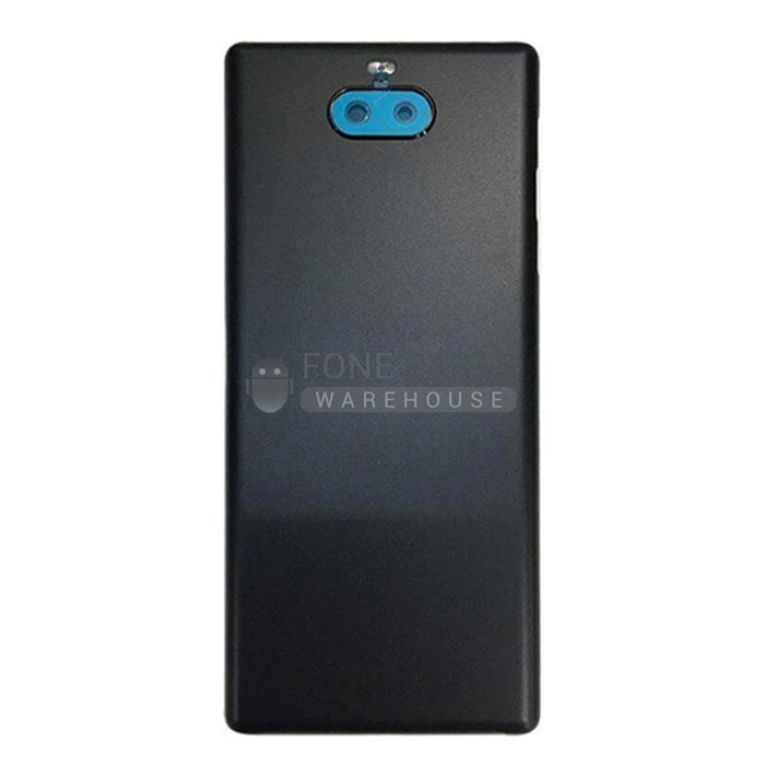 For Xperia 10 Replacement Battery Back Cover With Sticker [Black]