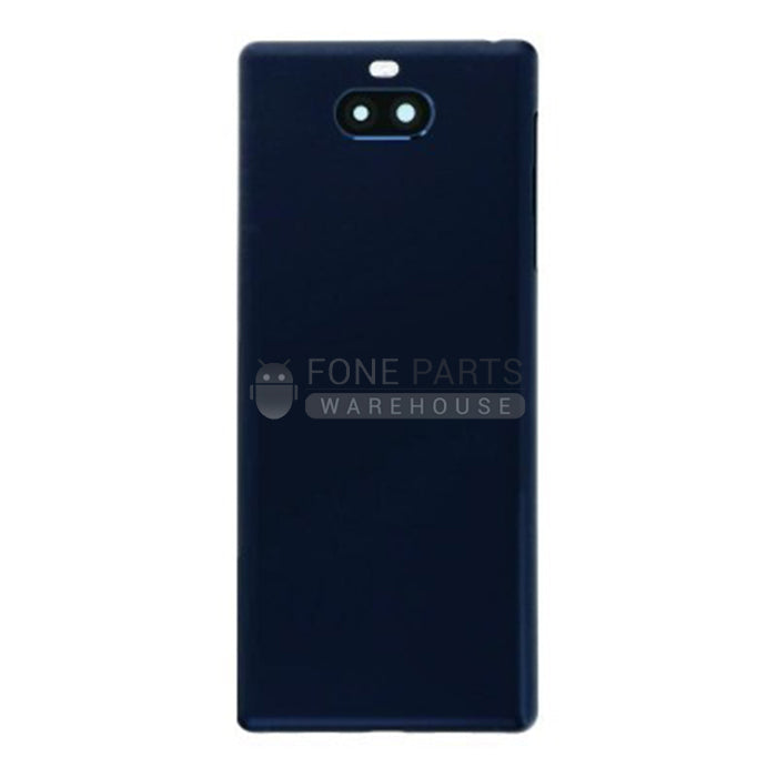 For Xperia 10 Replacement Battery Back Cover With Sticker [Navy]