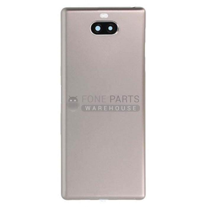 For Xperia 10 Replacement Battery Back Cover With Sticker [Rose Gold]