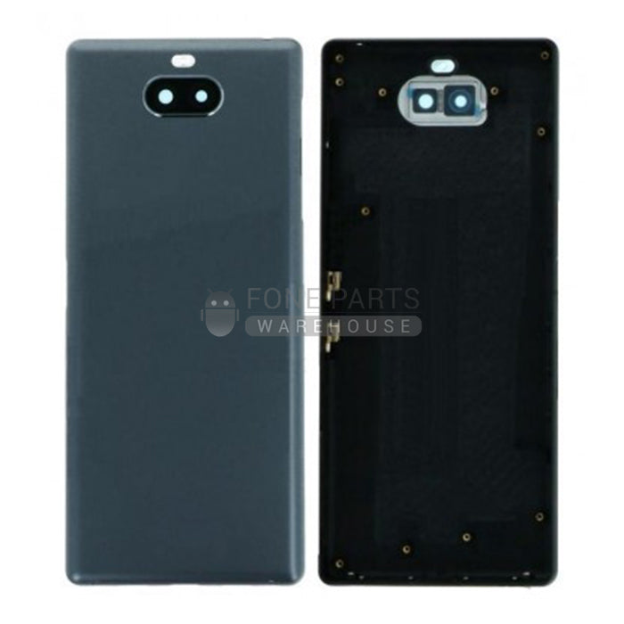 For Xperia 10 Replacement Battery Back Cover With Sticker [Silver]