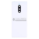 For Xperia 1 Replacement Battery Back Cover With Sticker [White]