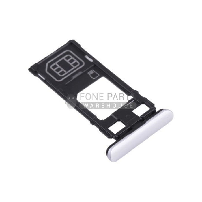 For Xperia 1 Replacement Sim tray [White]