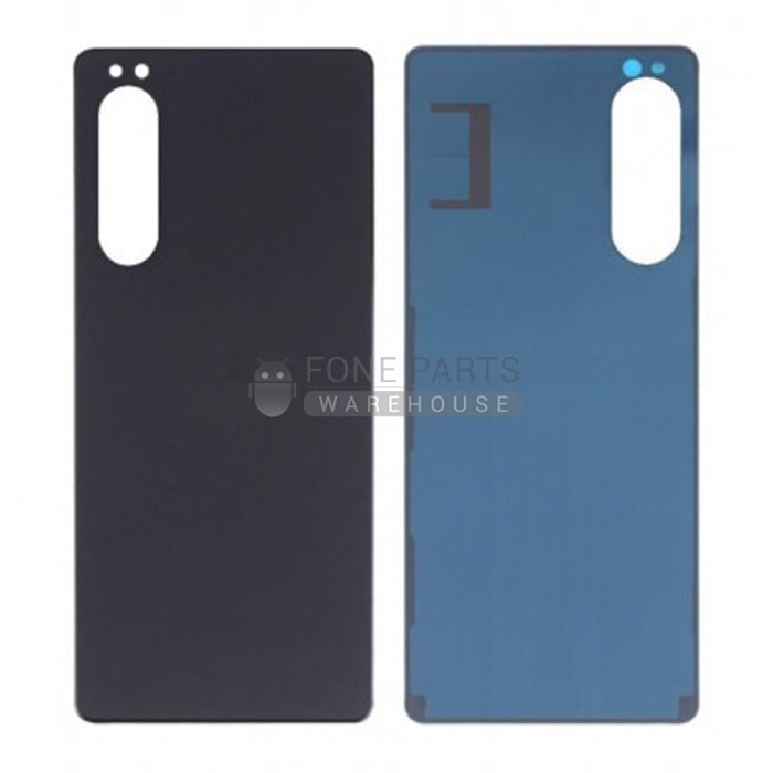 For Xperia 1 (2nd Gen) Replacement Battery Back Cover With Sticker [Black]