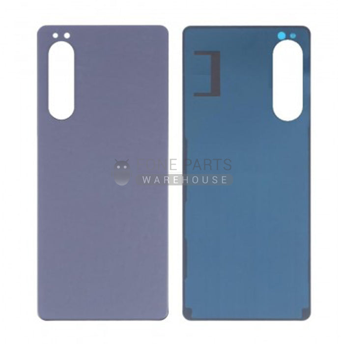 For Xperia 1 (2nd Gen) Replacement Battery Back Cover With Sticker [Purple]