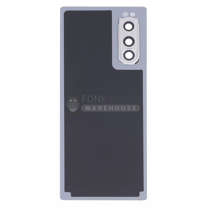 For Xperia 5 Replacement Battery Back Cover With Sticker [Grey]
