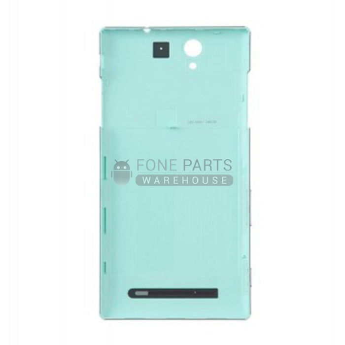 For Xperia C3 Replacement Battery Back Cover [Green]