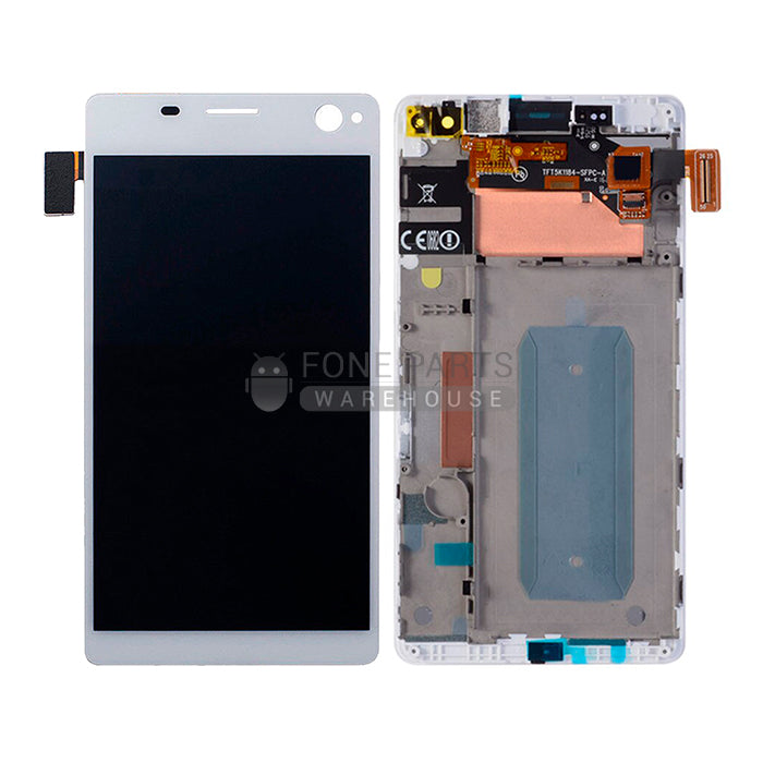 For Xperia C4 Replacement Lcd Screen Touch Digitizer in[White]