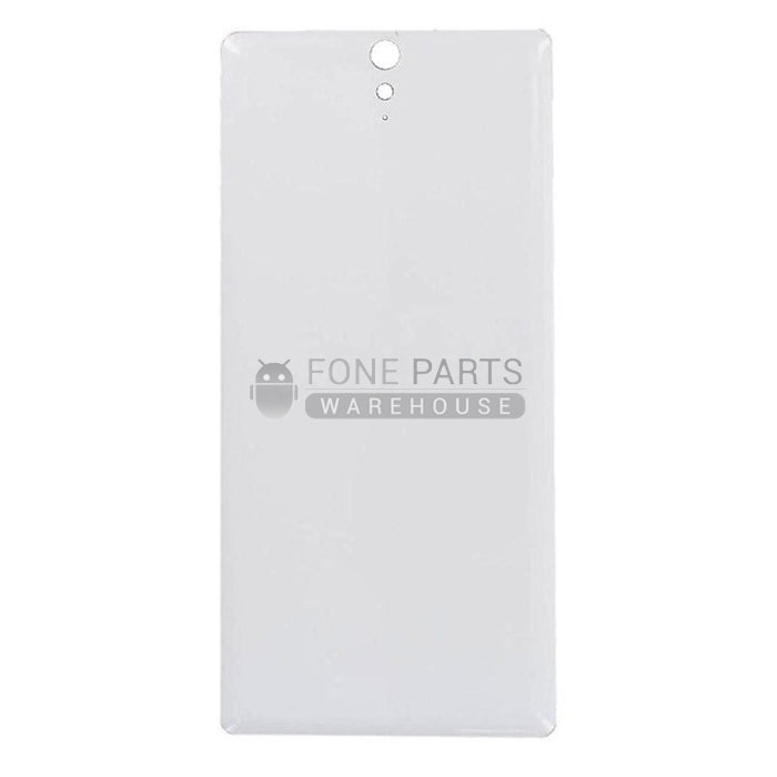 For Xperia C5 Ultra Premium Replacement Battery Back Cover With Sticker [White]