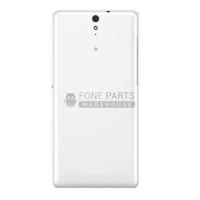 For Xperia C5 Ultra Premium Replacement Deco Cover Right [White]