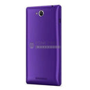 For Xperia C Battery Back Cover With Sticker [Purple]