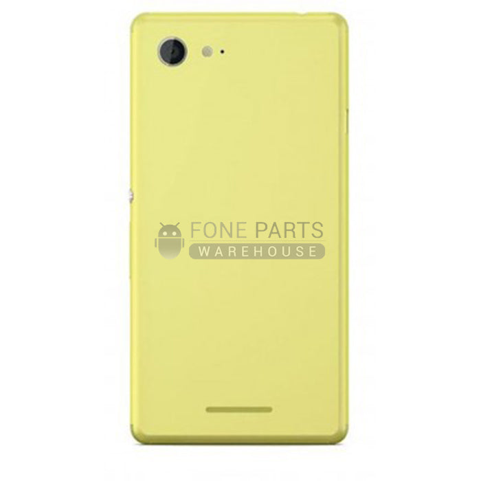 For Xperia E3 Replacement Battery Back Cover With Sticker [Lime]