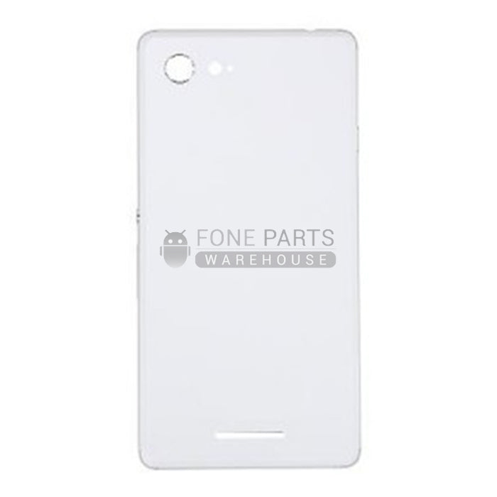 For Xperia E3 Replacement Battery Back Cover With Sticker [White]