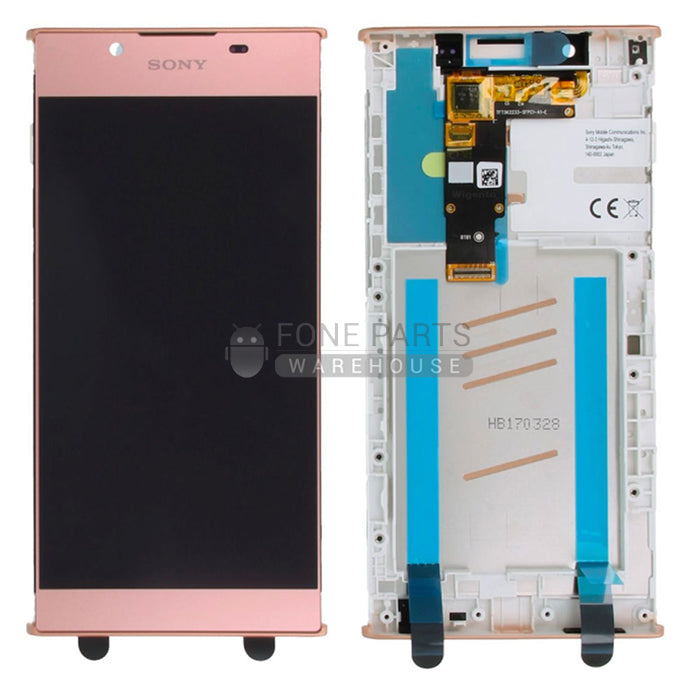 For Xperia L1 Replacement LCD Screen Touch Digitizer in [Pink] [ORIGINAL]