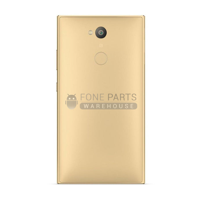 For Xperia L2 Replacement Battery Back Cover With Sticker [Gold]